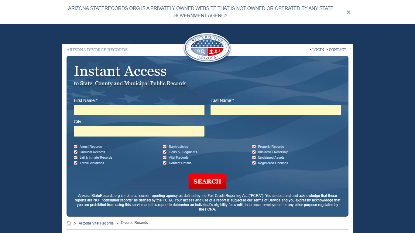 How to Find Arizona Divorce Records | StateRecords.org